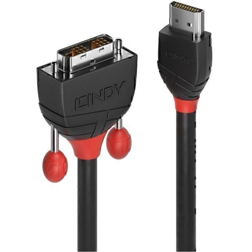 LINDY HDMI TO DVI-D Cable 2M Black Line